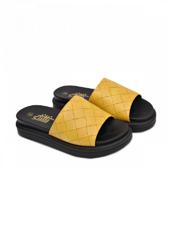 Желтые шлепанцы женские r806 No Brand