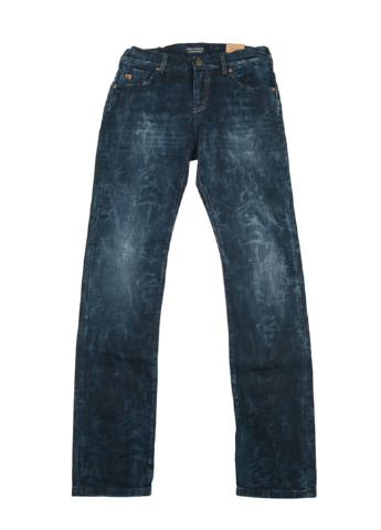 Синие демисезонные прямые джинсы Scotch Shrunk