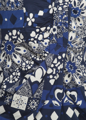 Темно-синее кэжуал платье Desigual с абстрактным узором
