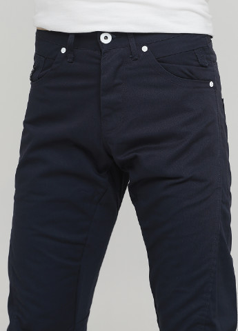 Темно-синие кэжуал демисезонные чиносы брюки Jack & Jones
