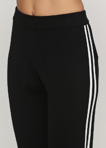 Костюм (толстовка, брюки) Max long fashion с длинным рукавом, брючный однотонный чёрный кэжуал