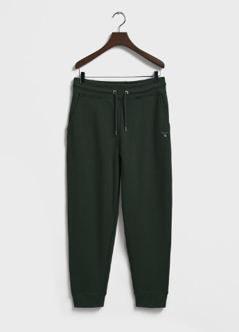 Темно-зеленые спортивные демисезонные джоггеры брюки Gant