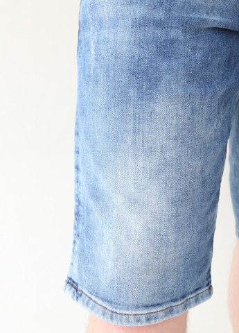 Шорты мужские синие джинсовые со стрейчем ARCHILES слегка зауженные (253131638)