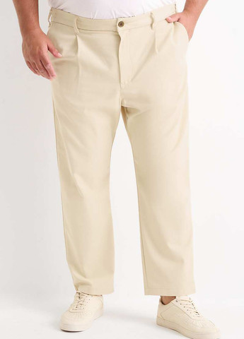 Кремовые кэжуал демисезонные чиносы брюки C&A