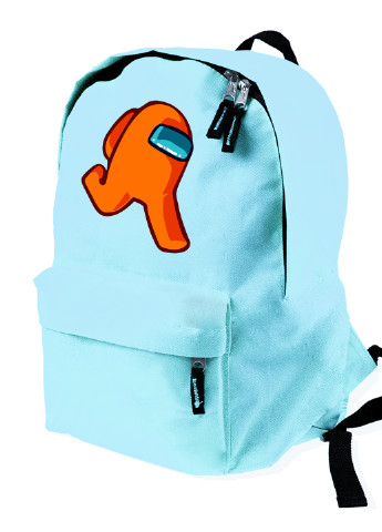 Детский рюкзак Амонг Ас Оранжевый (Among Us Orange) (9263-2408) MobiPrint (217075030)