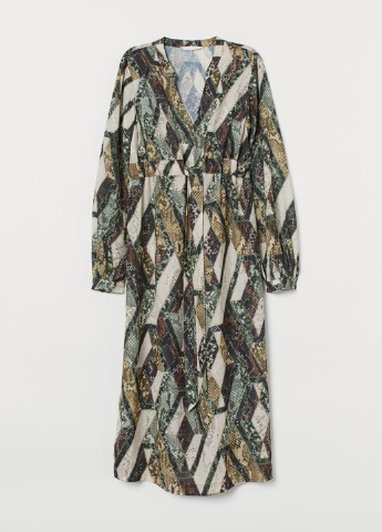 Комбінована кежуал плаття, сукня H&M зміїний