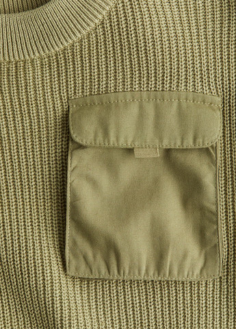 Оливковый демисезонный джемпер джемпер H&M