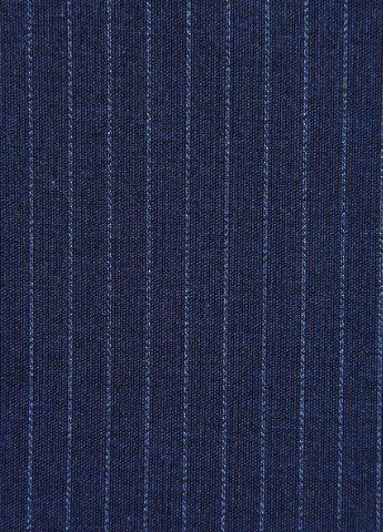 Темно-синій демісезонний темно-синій в смужку костюм 10434 Yarmich