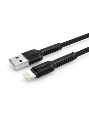 Дата кабель (MCB-LD1GR) MakeFuture USB 2.0 AM to Lightning 1.0m Denim Grey (239382589)