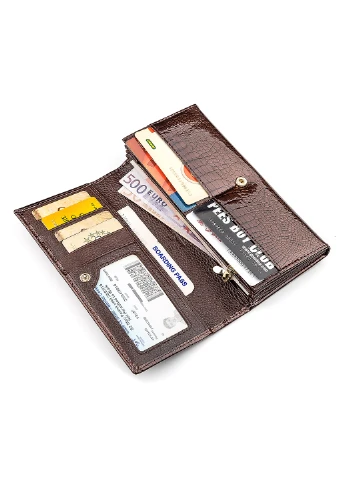 Жіночий шкіряний гаманець 18,5х9,5х3 см st leather (252128859)