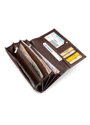 Жіночий шкіряний гаманець 18,5х9,5х3 см st leather (252128859)