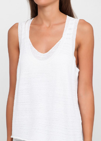 Белая летняя блуза DKNY