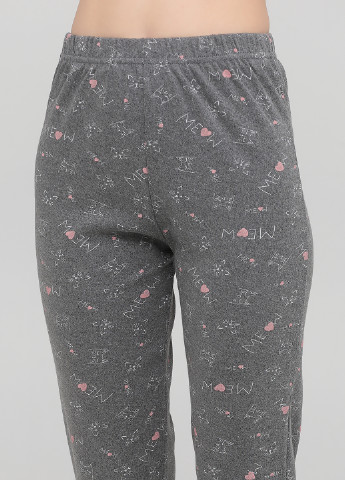 Рожева всесезон піжама (лонгслів, штани) лонгслив + брюки Fawn