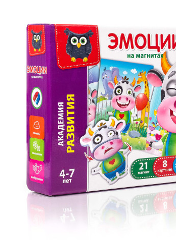 Магнітна гра "Емоції"VT5422-01 (рус) Vladi toys комбінований