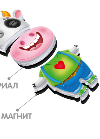 Магнітна гра "Емоції"VT5422-01 (рус) Vladi toys комбінований