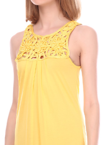 Желтое кэжуал платье баллон Miss Sixty