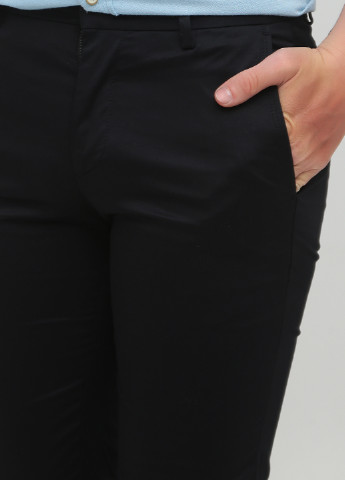 Черные кэжуал демисезонные укороченные, чиносы брюки Jack & Jones