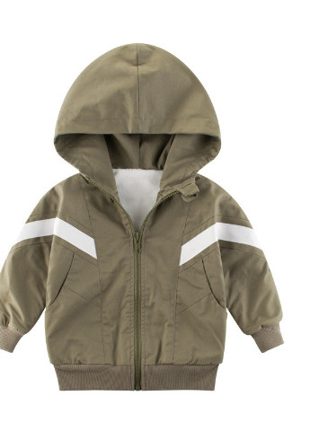 Оливкова (хакі) демісезонна куртка дитяча демісезонна cadet 27 KIDS 56402