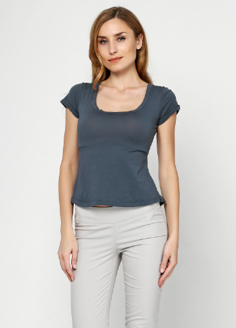 Грифельно-серая летняя футболка Oblique