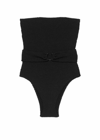 Чорний літній купальник балконет, суцільний Victoria's Secret