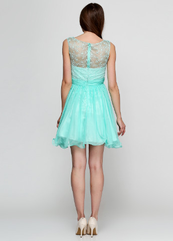 Бірюзова коктейльна плаття, сукня Luxuar Limited однотонна
