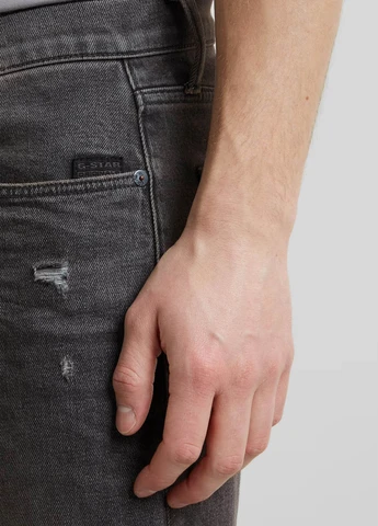 Темно-серые демисезонные скинни джинсы G-Star Raw