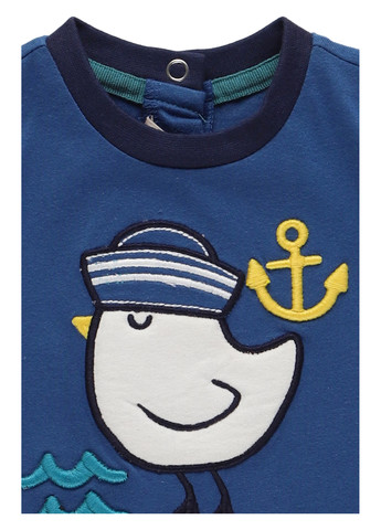 Синяя летняя футболка Chicco