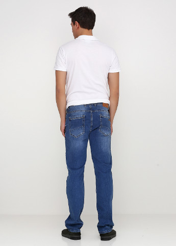 Голубые демисезонные прямые джинсы Revolt