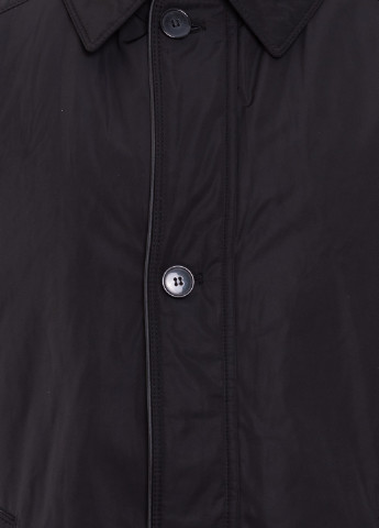Чорна демісезонна подовжена куртка модель 2234 Santoryo