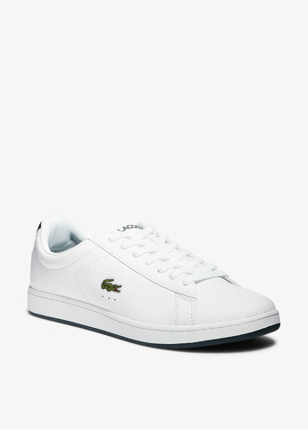 Белые демисезонные кроссовки Lacoste Carnaby Evo