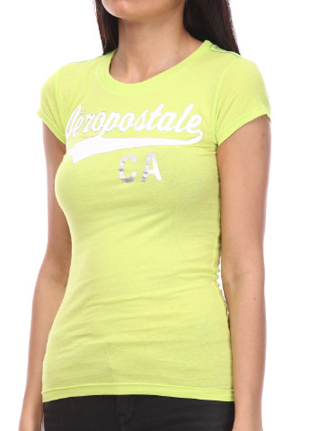Лимонная летняя футболка Aeropostale