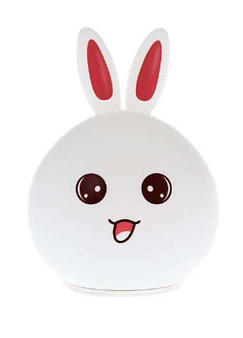Детский силиконовый ночник зайчик Rabbit Silicone Lamp LED аккумуляторный светильник Белый Solar (251143671)