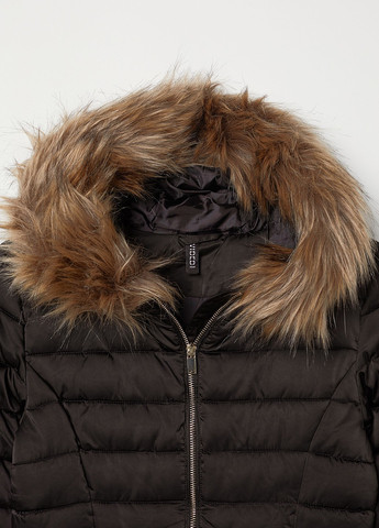 Черная демисезонная куртка H&M