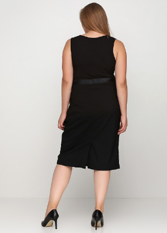 Черное кэжуал платье M.I.M Business однотонное