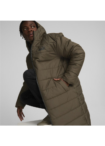 Зеленая демисезонная пальто essentials+ padded coat men Puma