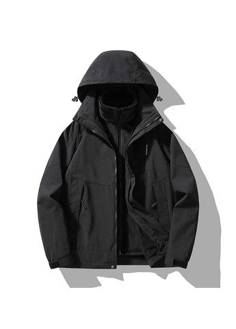 Чорна демісезонна куртка SHEIN