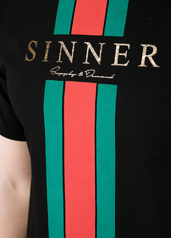 Черная футболка Time of Style