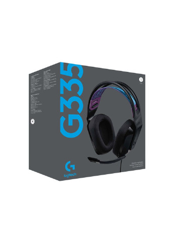Наушники (981-000978) Logitech G335 Wired Gaming Black (253546239)