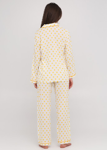 Желтая всесезон пижама (рубашка, брюки) рубашка + брюки Mon Monde