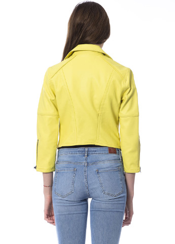 Жовта демісезонна куртка Silvian Heach
