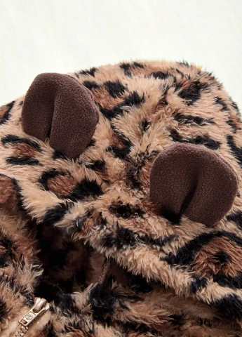 Коричневий демісезонний костюм (вітровка, брюки) SHEIN