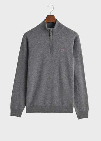 Серый демисезонный свитер Gant