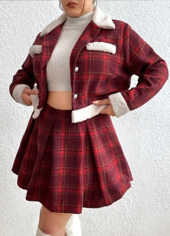 Костюм (жакет, спідниця) SHEIN (325706973)