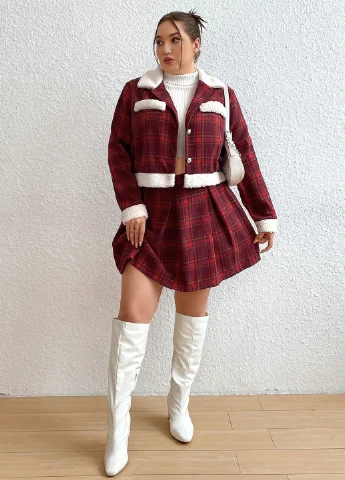 Костюм (жакет, спідниця) SHEIN (325706973)