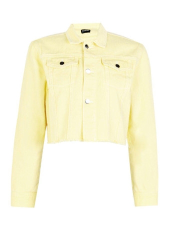 Жовта демісезонна куртка Boohoo