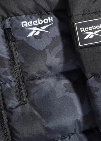 Чорна демісезонна куртка Reebok