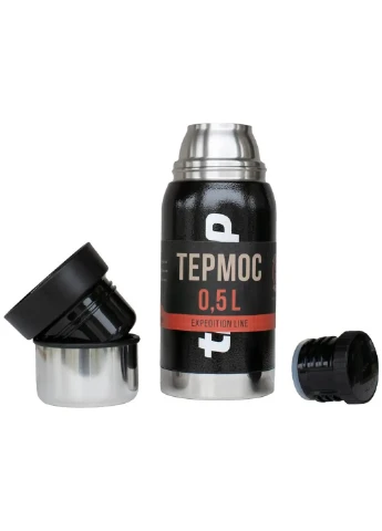 Термос Expedition Line 0,5 л черный Tramp (252744793)