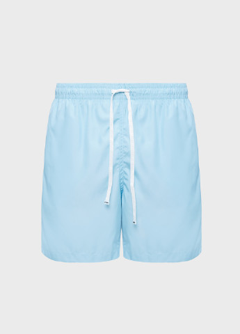 Пляжные шорты Однотон голубой Fish (225016717)