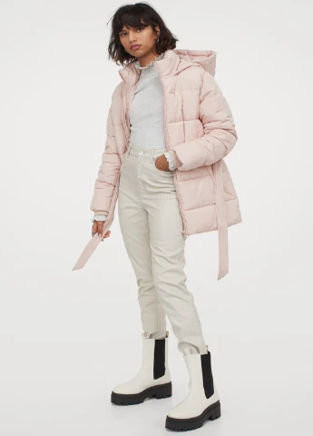 Светло-розовая демисезонная куртка H&M