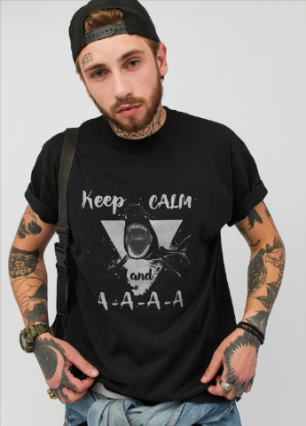 Чорна футболка YAPPI
